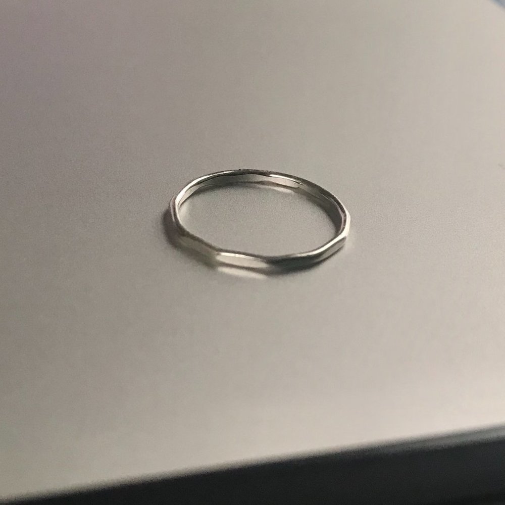 Catbird Classic Sterling Silver Hammered Ring